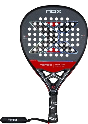 Nox Nerbo + 12K 2026 padel racket - diamond shape, measured medium balance