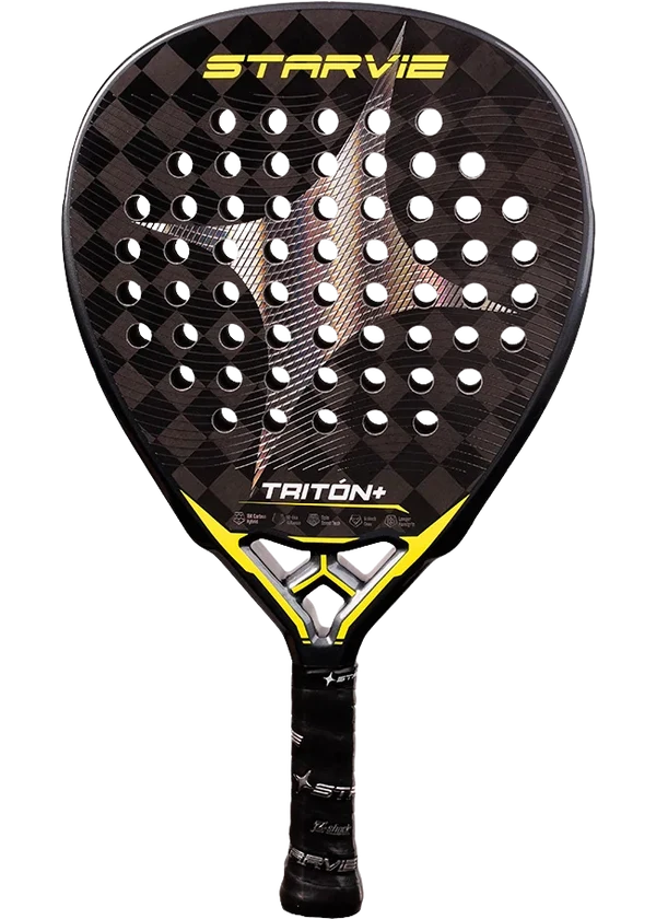 Racchetta da padel StarVie Tritón Balance+ 2027, forma diamante, carbonio 18K ibrido